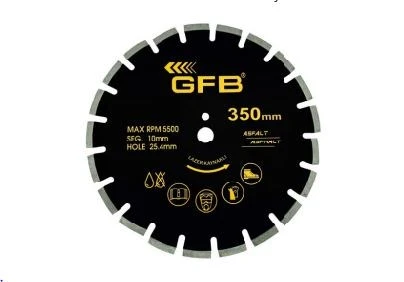 Lazer Kaynaklı Asfalt Kesme Testere 300 mm