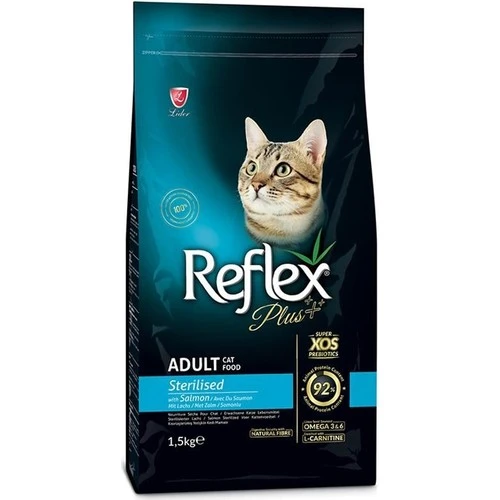 Reflex Plus Somonlu Kısırlaştırılmış Kedi Maması 1.5 Kg ürün görseli