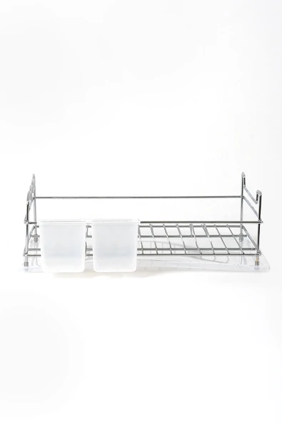 Bulaşıklık Bulaşık Sepeti Tek Katlı Tabaklık Reyhan Model Krom ürün görseli 1