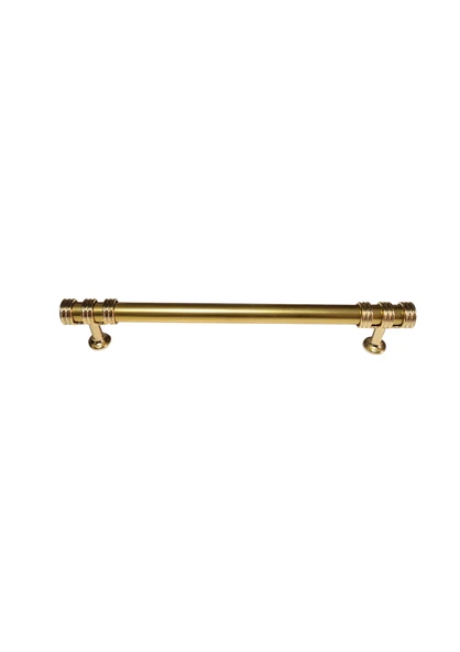 Nesli Alüminyum Metal Lüks Modern Mobilya Çekmece Mutfak Dolabı Kulpu Altın 192mm (5 Adet) - 5