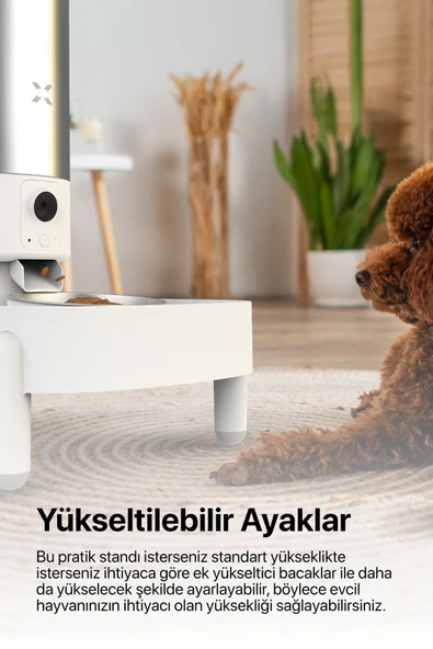 Xenon Smart Mama Kabı Standı Kaymaz Tabanlı Çok Fonksiyonlu Yükseltilebilir Ayarlanabilir Ayaklı Bracket X8788 - 2