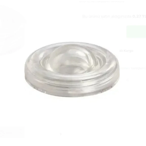 Şeffaf Kapı Stoperi, Kapı Duvar Tamponu, Duvar Koruma Stopu 5 Adet - Resim 2