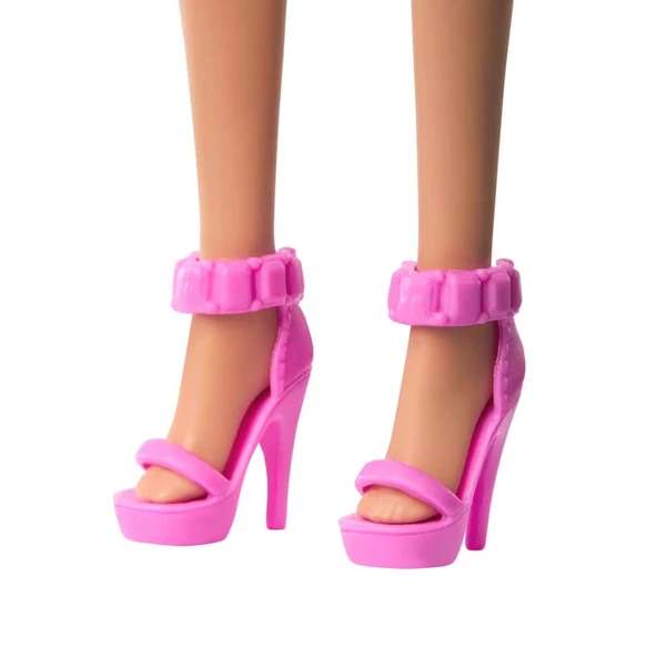 Nessiworld Barbie 65.Yıl Özel Pembe Elbiseli Bebek - 4