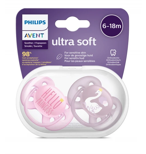 Nessiworld   Avent Ultra Soft Emzik 6-18 Ay Kız ürün görseli