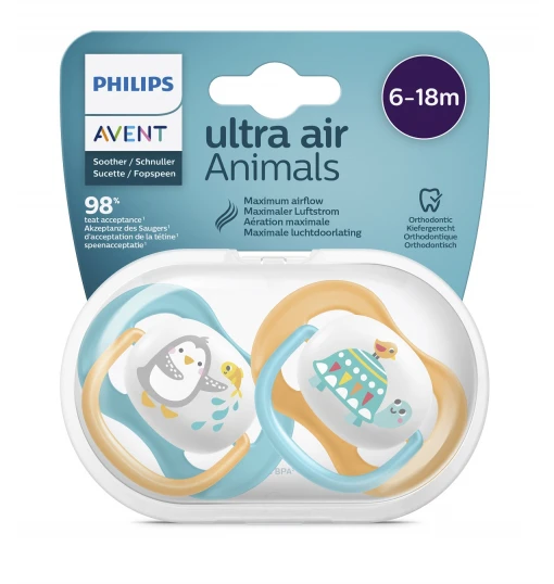 Nessiworld   Avent Ultra Air Emzik 6-18 Ay Erkek