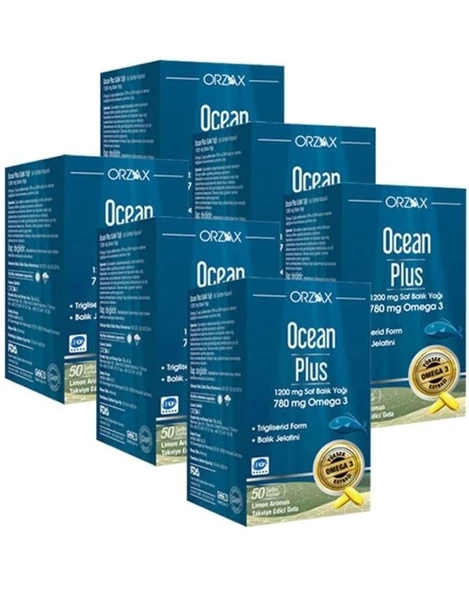 Ocean Plus Balık Yağı Omega-3 1200 Mg 30 Kapsül 6'Lı PAKET (SKT:03/2026) - 1