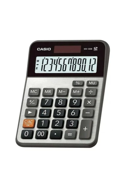 Casio Mx-120b 12 Dıgıts Masa Üstü Hesap Makinası ürün görseli 1