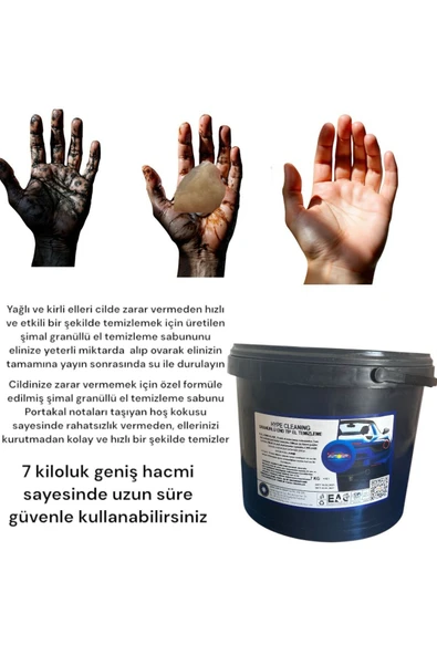 Şimal otokimya market granüllü el temizleme sabunu 7 kg - 3