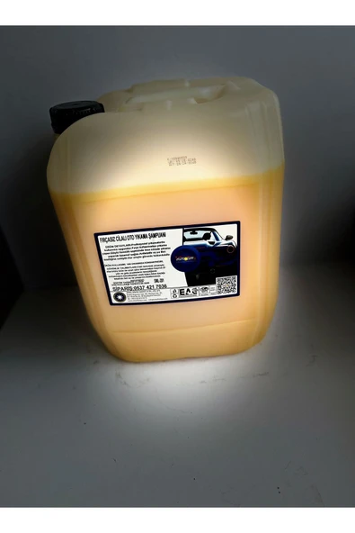 Şimal otokimya market Fırçasız Cilalı Oto Yıkama Şampuanı Eko-sarı 20lt