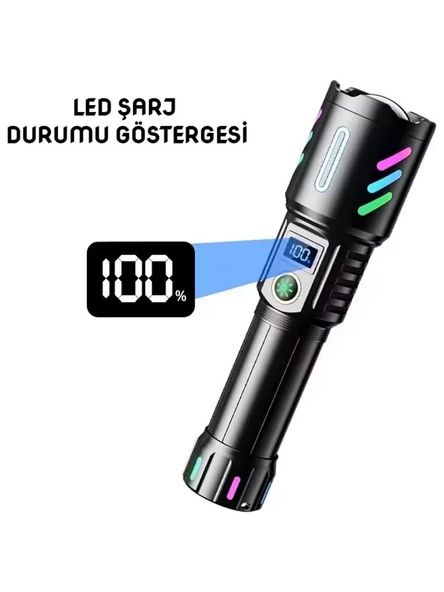 Wison Zoomlu 25w 2500 Lümen Uzun Menzilli El Feneri WS-9944 - 5