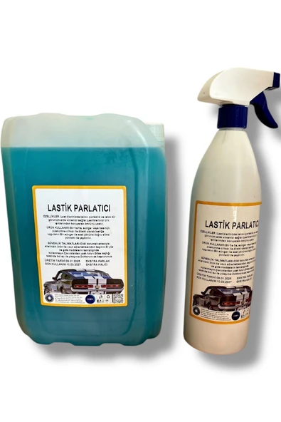 Şimal otokimya market LASTİK PARLATICI 5 LİTRE+ 1 LİTRE SPREY