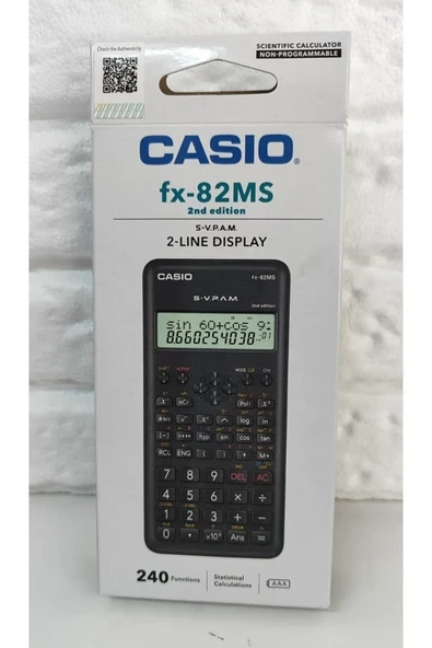 Casio fx Fonksiyonlu Hesap Makinesi 240 Fonksiyonlu ürün görseli 1