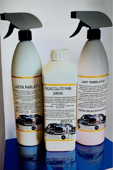 Şimal otokimya market ARABA TEMİZLEME SETİ/ OTO BAKIM SETİ 3'LÜ EFSANE SET