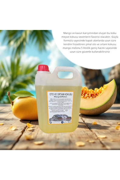 Şimal otokimya market Araba Parfümü/oto Ve Ortam Kokusu Mango Kavun 5lt - 2