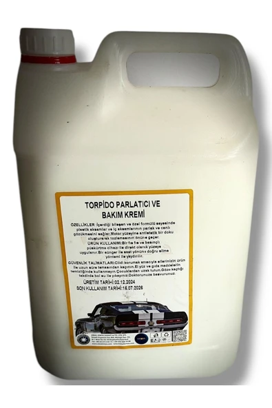 Şimal otokimya market Torpido Parlatıcı Süt/ Torpido Bakım Kremi 5 Lt