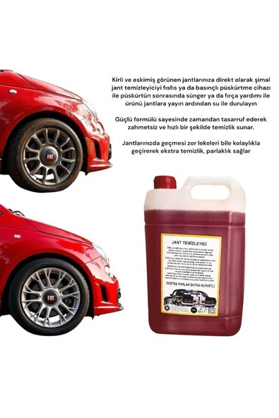 Şimal otokimya market Jant Temizleyici I/demir Tozu Temizleyici 5lt - 2