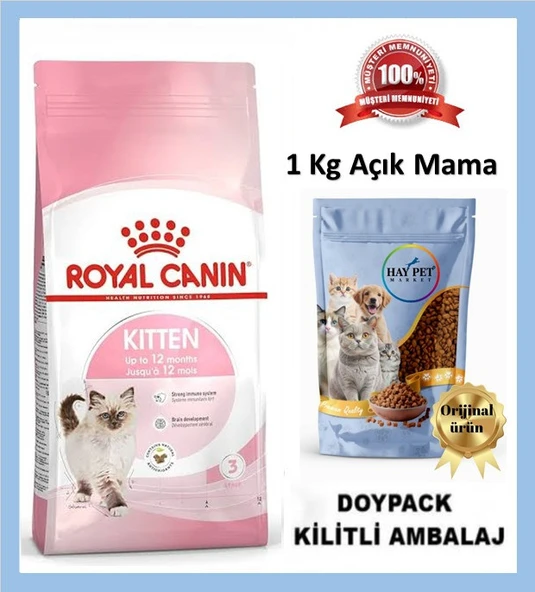 Royal Canin Kitten 1 kg Açık  Yavru Açık Kedi Maması ürün görseli