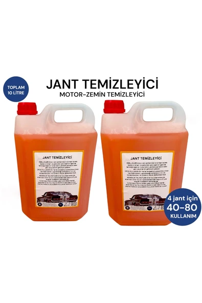 JANT TEMİZLEYİCİ-MOTOR-ZEMİN TEMİZLEYİCİ 10 litre +80 kullanım ürün görseli 1