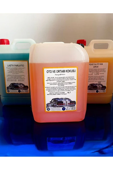 Şimal otokimya market 3'LÜ ARABA TEMİZLEME SETİ/OTO BAKIM SETİ 5 LT