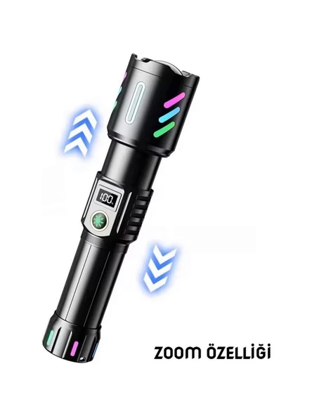 Wison Zoomlu 25w 2500 Lümen Uzun Menzilli El Feneri WS-9944 - 4