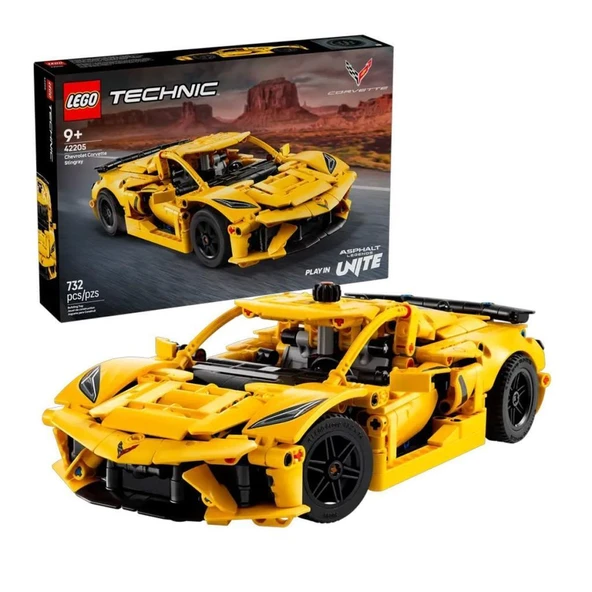 Nessiworld 42205 Lego Technic Chevrolet Corvette Stingray 732 parça +9 yaş - 1