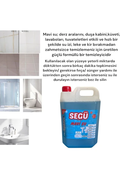 SEGÜ sihirli mavi su/ derz arası temizleyici - 2