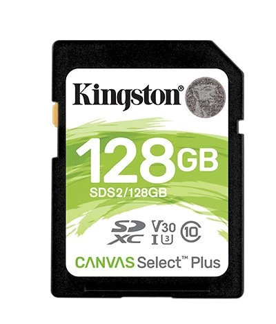 Kingston Canvas Select Plus SDS2/128GB Class 10 UHS-I U3 V30 128 GB Hafıza Kartı OUTLET - 1