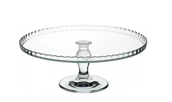 Paşabahçe Patisserie Ayaklı Servis Sunum Pasta Tabağı 95117