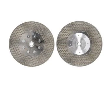 Elektrolize Elmas Testere Çift Yüzey Kaplı M14 Flanşlı 230 mm