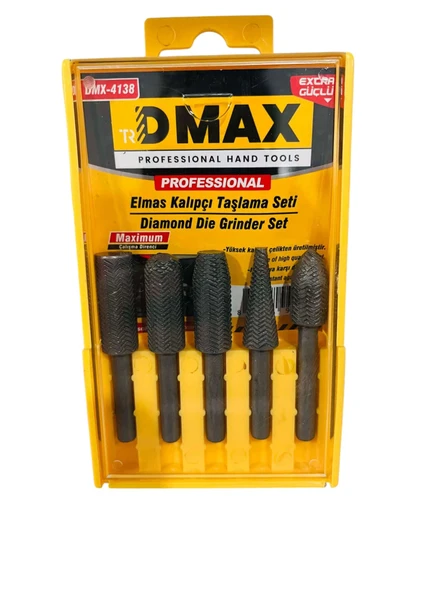 Dmax Elmas Metal Kalıpçı Taşlama Seti 5 Parça DMX4138