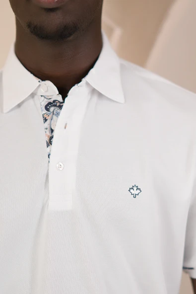 Paul Martin Regular Fit Yaka Garnili Pamuklu Polo Yaka T-shirt - 9