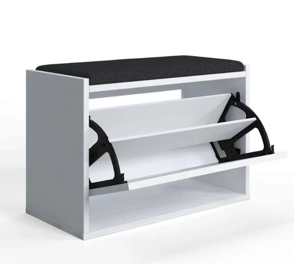 Ruum Store Tona Minderli Ayakkabılık Beyaz - 3