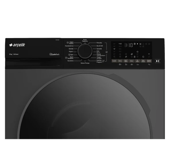 Arçelik 12140 MXA 1400 Devir 12 kg Çamaşır Makinesi - Resim 4