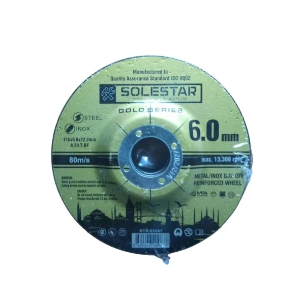 SOLESTAR TAŞLAMA-115*6.0*22 MM STR-2027