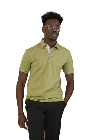Paul Martin Regular Fit Yaka Garnili Pamuklu Polo Yaka T-shirt - 12