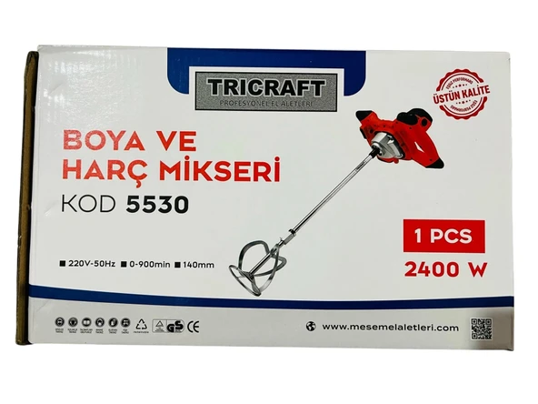 MEŞEM TRICRAFT BOYA VE HARÇ MİKSERİ 2400 W 5530