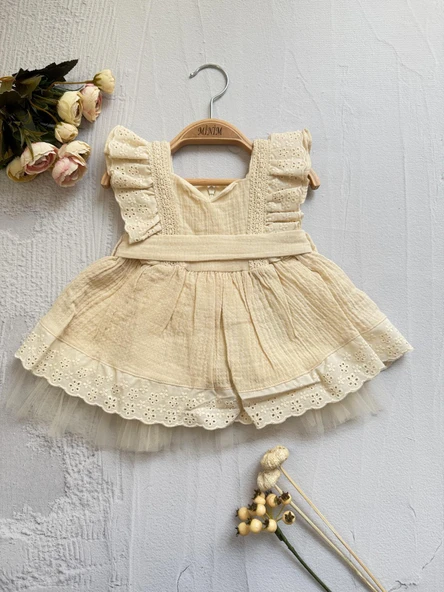 Moes Organik Kız Çocuk Elbise - 3