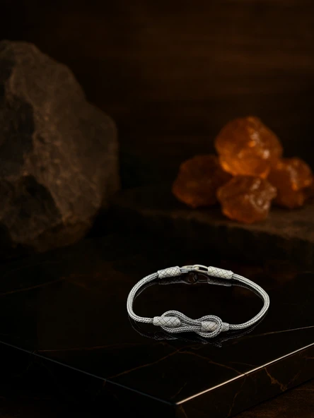 5,7 GR 1000 AYAR GÜMÜŞ KAZAS BİLEKLİK