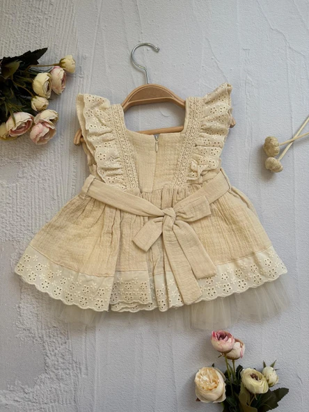 Moes Organik Kız Çocuk Elbise - 7