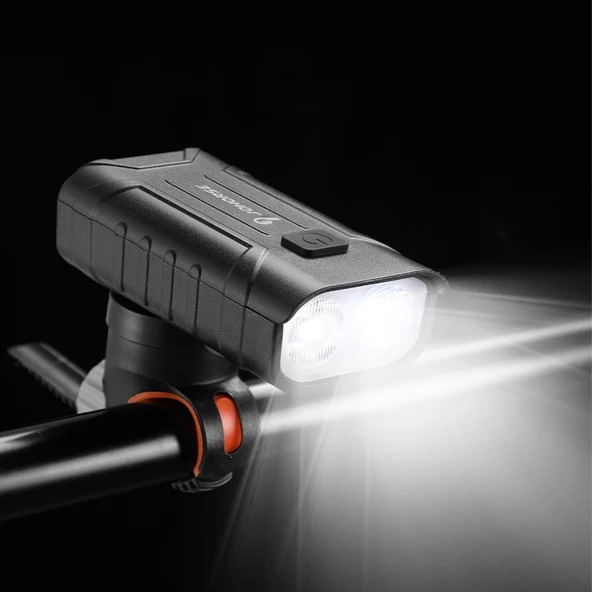 Schulzz 250 Lümen USB ile Şarj Edilebilir Bisiklet Farı - 4