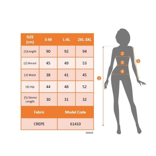 Lucky Life Kadın Kısa Kollu Kruvaze Yaka Beli Lastikli Süprem Maksi Boy Elbise - 6