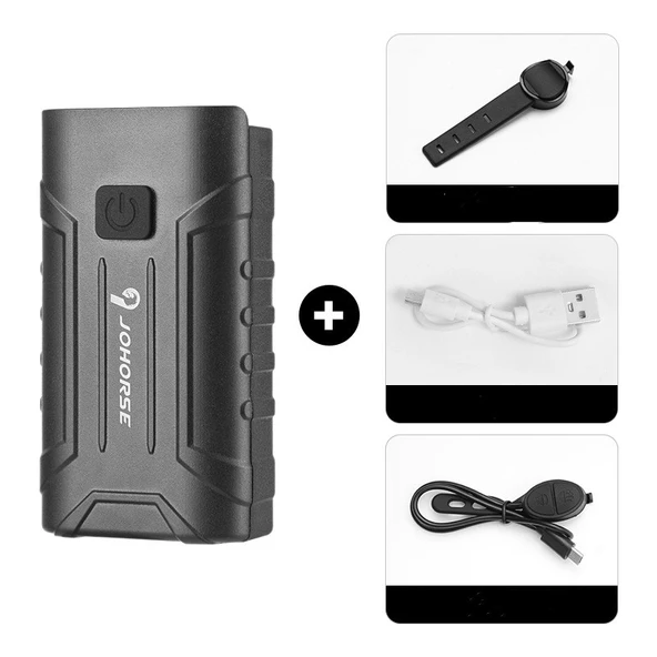 Schulzz 250 Lümen USB ile Şarj Edilebilir Bisiklet Farı - 3