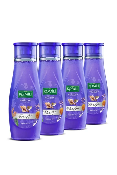 Komili Anti-Stres Vegan Duş Jeli 4'lü Set - Egzotik Koku - 4 X 500 ML - 2