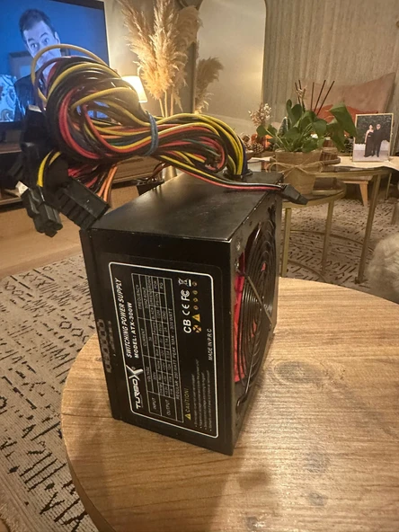 TURBOX ATX-300W POWER SUPPLY 12 CM FAN  2.EL KULLANILMIŞ ürün görseli 1