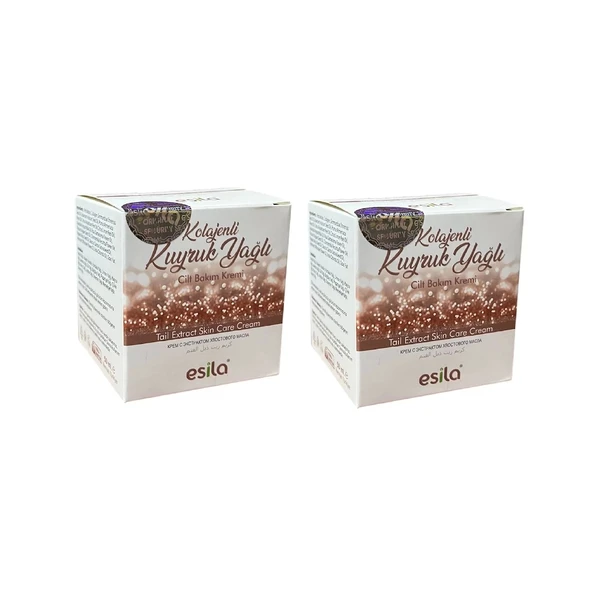 Kolejenli Kuyruk Yağlı cilt bakım Kremi 50 ml, 2 Adet Esila - 1