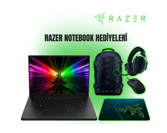 Razer Blade 18 Intel Core i9-13950HX 32GB 2TB SSD RTX4090 (175W) 16GB Windows 11 Home 18'' QHD+ 240HZ Gaming Bilgisayar