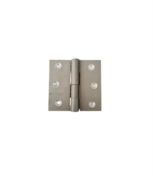 ALÜMİNYUM 6 CM GENİŞ SABİT MENTESE  60 X 60 X 2 MM / 10 ADET - Resim 3