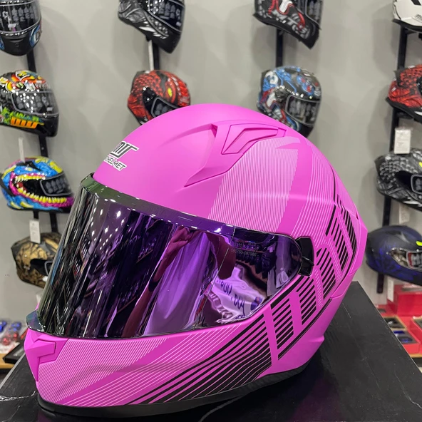 MTS M-910 Full Face Kask FUCHSIA LADY - 3