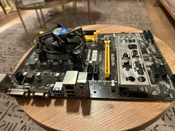 BIOSTAR H81A anakart DDR3 LGA 1150 6 PCI+Intel Core i3-4130 İşlemci 3M Cache, 3.40 GHz Soket 1150 SR1NP+FAN - Resim 2