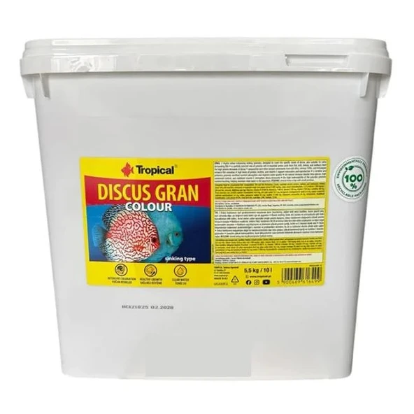 Tropical Discus Gran Colour 100 gr Açık Balık Yemi ürün görseli